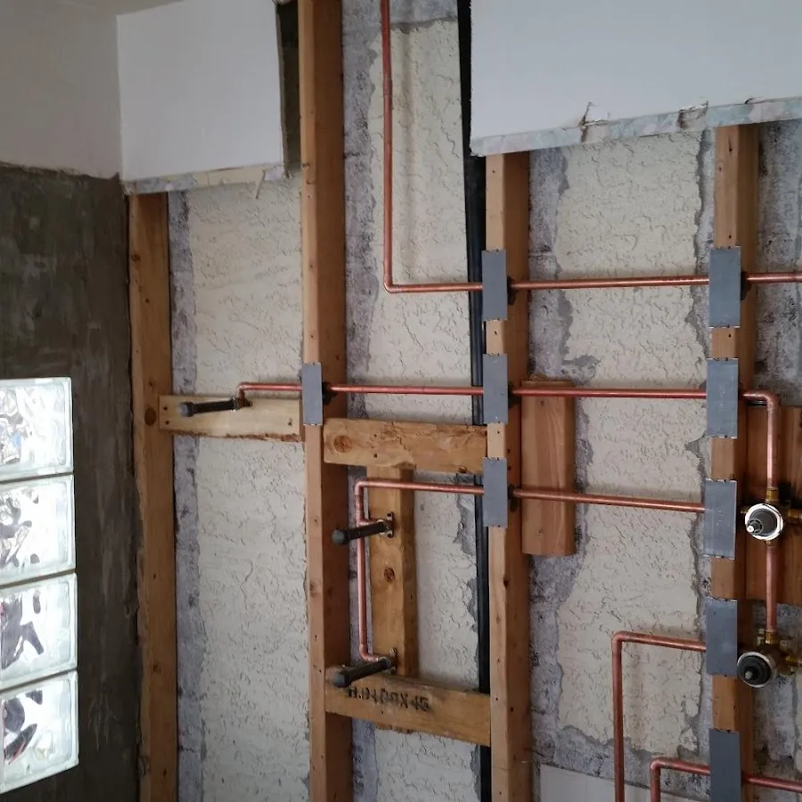 Copper pipe installation for Repiping in Kenmore